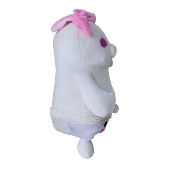 Anime Monokuma Monomi Danganronpa Plush Pink White Stuffed Toy - Picture 4 of 6